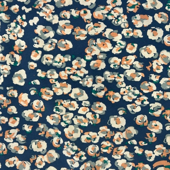 Michelle McDowell Floral Ruffle Neck Long Sleeve Top Size Medium - Picture 2 of 13